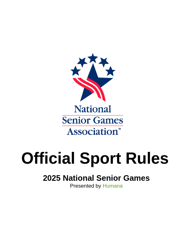 National Senior Games Association Rule Book for 2025